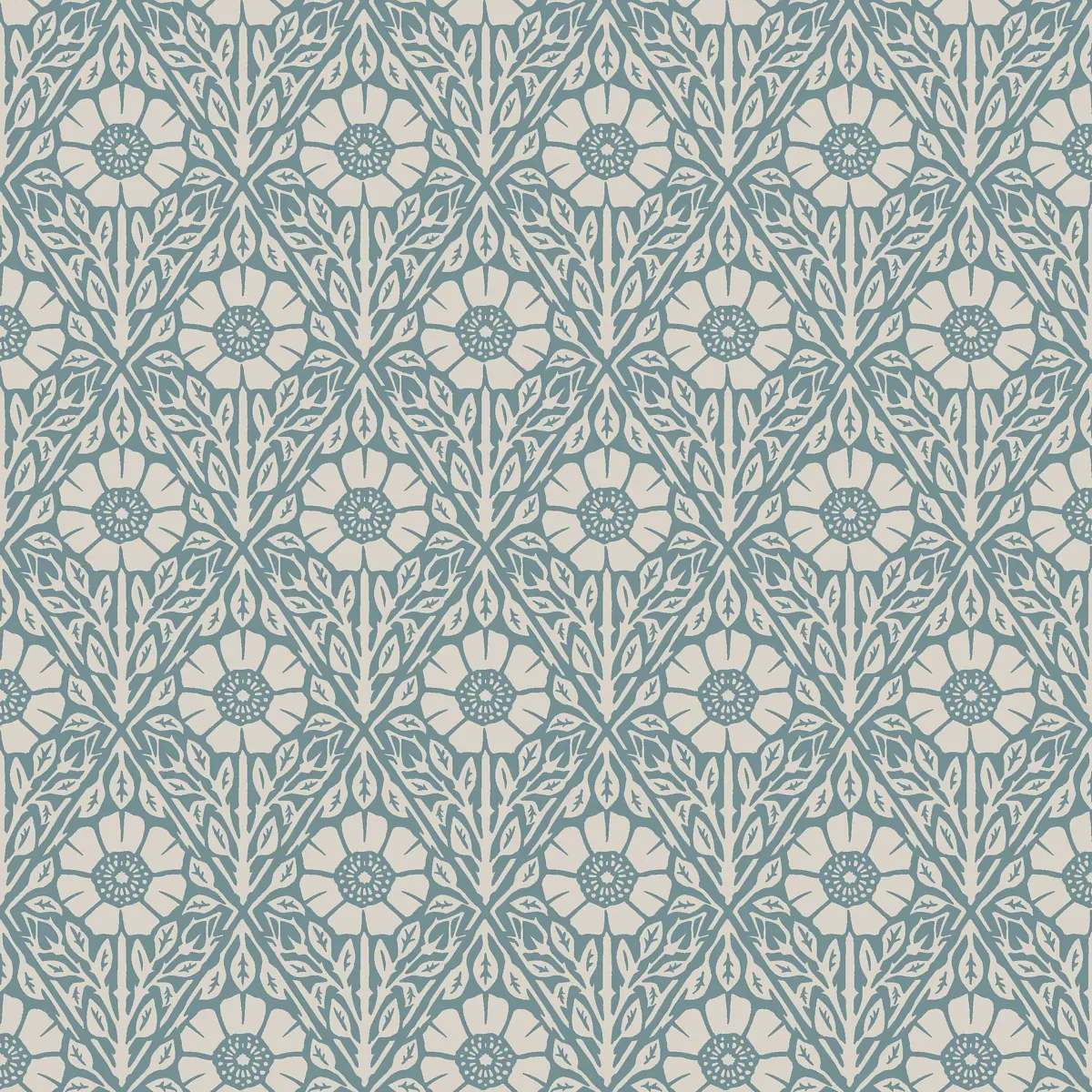 NYPONROS BLUE Schumacher Wallpaper wallpaper - SKU 5813