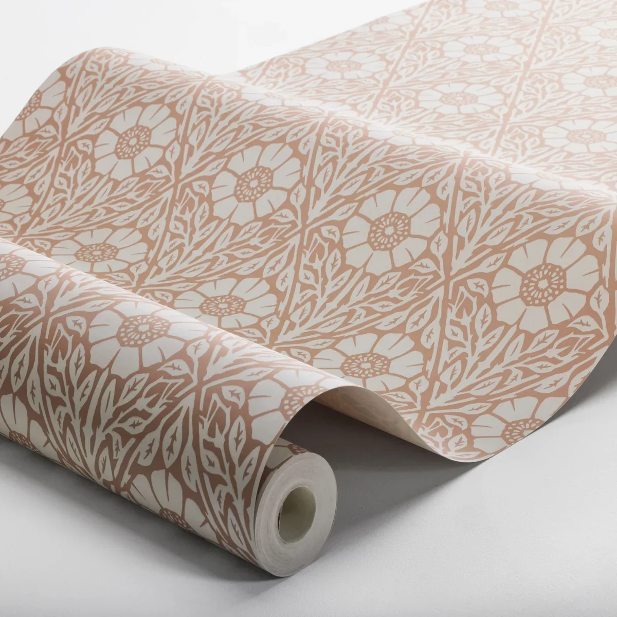 NYPONROS - TERRACOTTA Schumacher Wallpaper | Wallpaper Twins NYPONROS TERRACOTTA Schumacher Wallpaper wallpaper - SKU 5812
