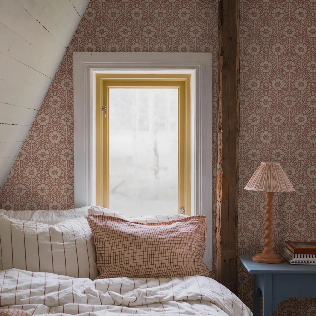 NYPONROS - TERRACOTTA Schumacher Wallpaper | Wallpaper Twins NYPONROS TERRACOTTA Schumacher Wallpaper wallpaper - SKU 5812