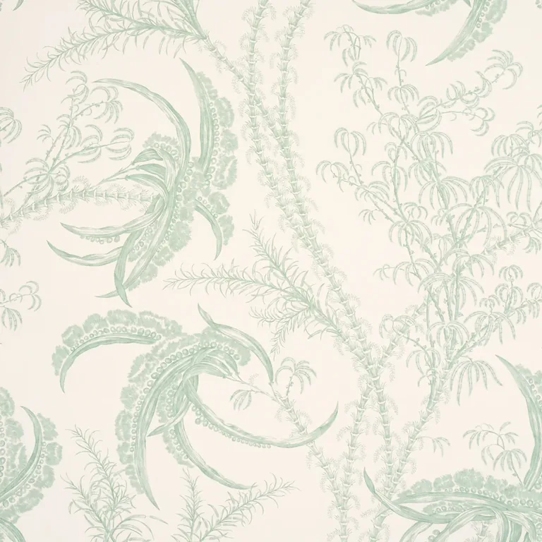 Schumacher OCEAN TOILE wallpaper