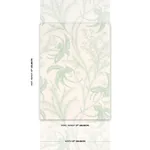 OCEAN TOILE EUCALYPTUS ON LINEN Schumacher Wallpaper wallpaper - SKU 5008721