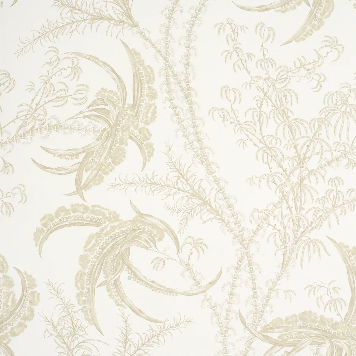 OCEAN TOILE SAND Schumacher Wallpaper wallpaper - SKU 5008722