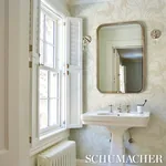 OCEAN TOILE SAND Schumacher Wallpaper wallpaper - SKU 5008722