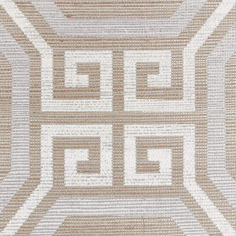 OCTAVIA HEMP SHIMMER QUARTZ Schumacher Wallpaper wallpaper - SKU 5008980