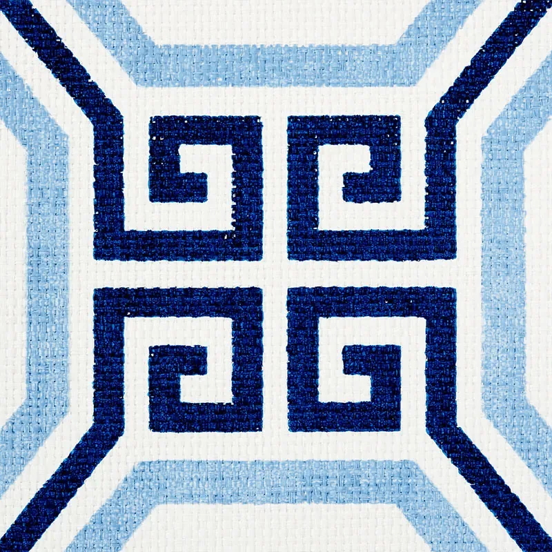 OCTAVIA PAPERWEAVE MARINE Schumacher Wallpaper wallpaper - SKU 5008890