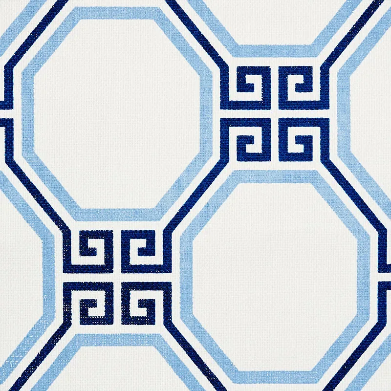 OCTAVIA PAPERWEAVE MARINE Schumacher Wallpaper wallpaper - SKU 5008890