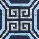 OCTAVIA SISAL - NAVY Schumacher Wallpaper | Wallpaper Twins OCTAVIA SISAL NAVY Schumacher Wallpaper wallpaper - SKU 5008933
