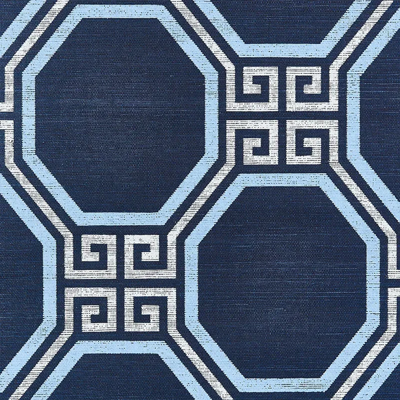 OCTAVIA SISAL - NAVY Schumacher Wallpaper | Wallpaper Twins OCTAVIA SISAL NAVY Schumacher Wallpaper wallpaper - SKU 5008933