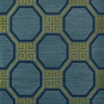 OCTAVIA SISAL - PEACOCK Schumacher Wallpaper | Wallpaper Twi OCTAVIA SISAL PEACOCK Schumacher Wallpaper wallpaper - SKU 5008932