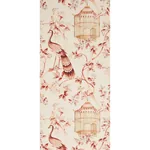 Oiseaux Et Fleurs CINNABAR Schumacher Wallpaper wallpaper - SKU 5004082