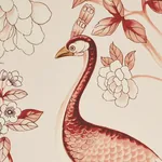 Oiseaux Et Fleurs CINNABAR Schumacher Wallpaper wallpaper - SKU 5004082