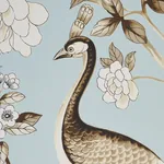 OISEAUX ET FLEURS MINERAL Schumacher Wallpaper wallpaper - SKU 5004080