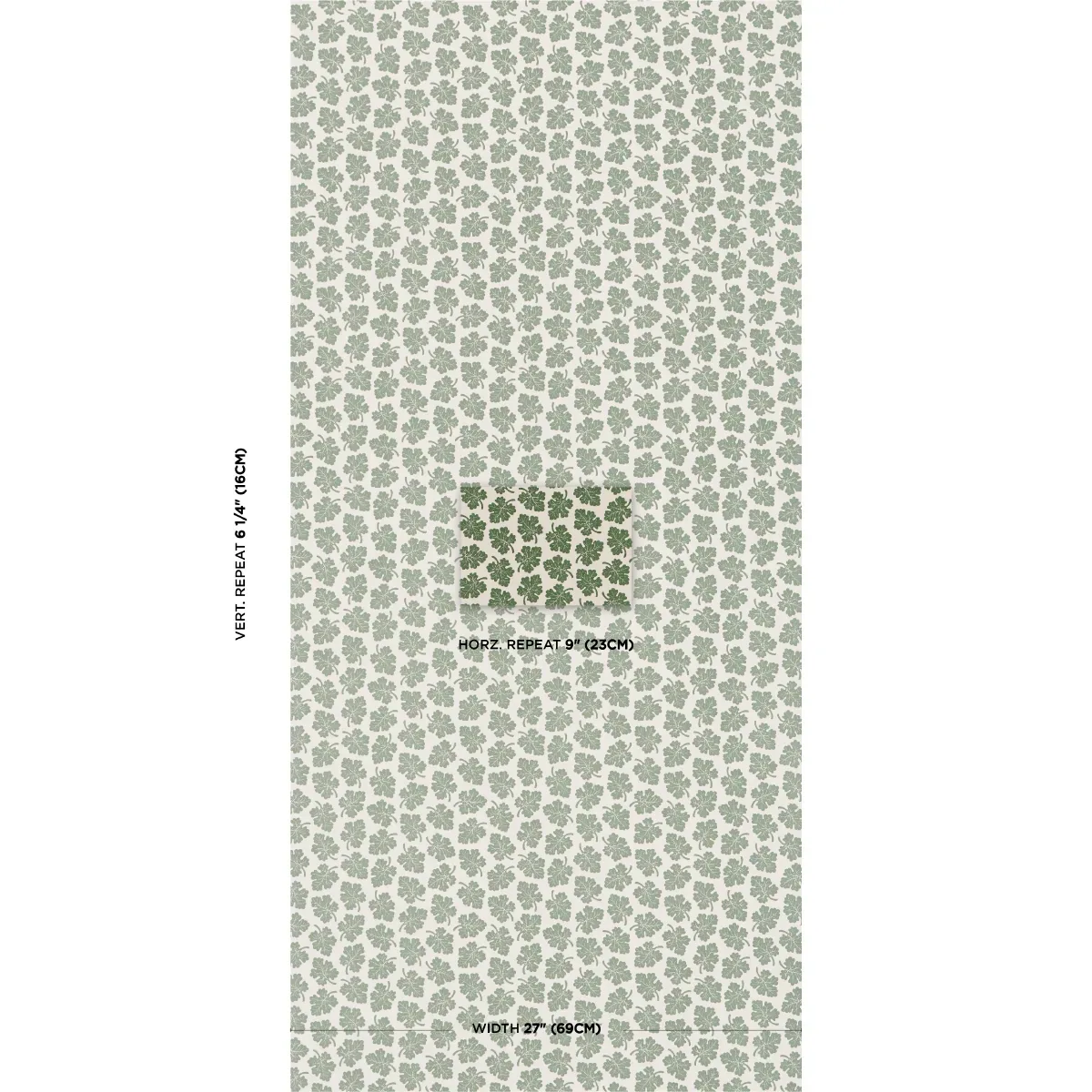 OLIVE GREEN Schumacher Wallpaper wallpaper - SKU 5015920