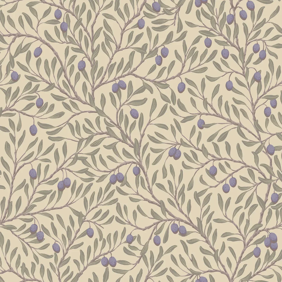 OLIVTRÄD LEAF AND NATURAL Schumacher Wallpaper wallpaper - SKU 5704