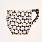 ONIE'S TEACUPS - INK Schumacher Wallpaper | Wallpaper Twins ONIE'S TEACUPS INK Schumacher Wallpaper wallpaper - SKU 5014780