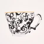 ONIE'S TEACUPS - INK Schumacher Wallpaper | Wallpaper Twins ONIE'S TEACUPS INK Schumacher Wallpaper wallpaper - SKU 5014780
