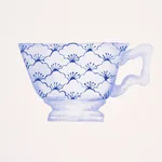 ONIE'S TEACUPS PORCELIN Schumacher Wallpaper wallpaper - SKU 5014782
