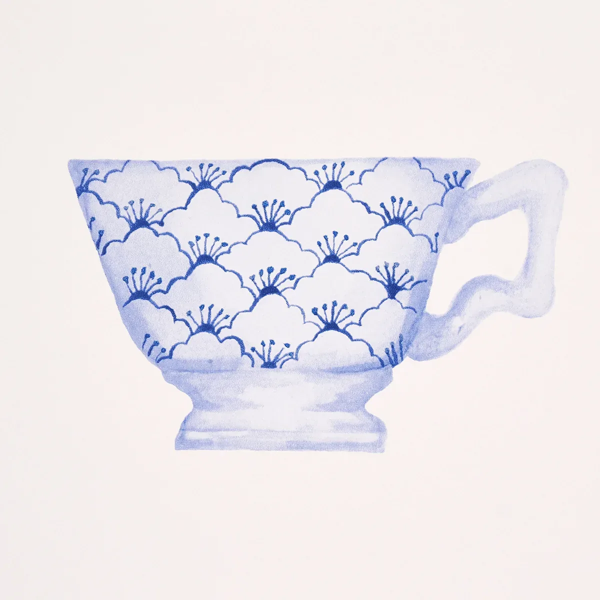 ONIE'S TEACUPS PORCELIN Schumacher Wallpaper wallpaper - SKU 5014782