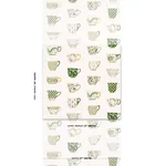 ONIE'S TEACUPS SPRING GREEN Schumacher Wallpaper wallpaper - SKU 5014781