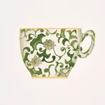 ONIE'S TEACUPS SPRING GREEN Schumacher Wallpaper wallpaper - SKU 5014781