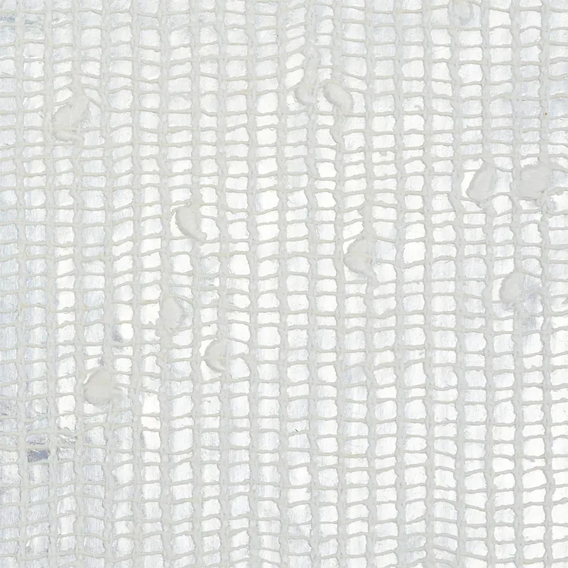 OPEN LINEN WEAVE SILVER Schumacher Wallpaper wallpaper - SKU 5010300