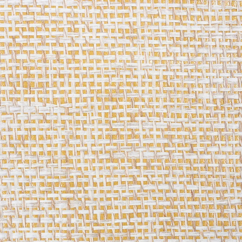 OPEN PAPERWEAVE STRAW Schumacher Wallpaper wallpaper - SKU 5010320