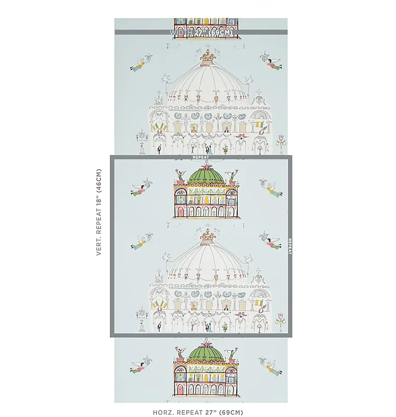 OPERA SKY Schumacher Wallpaper wallpaper - SKU 5012480