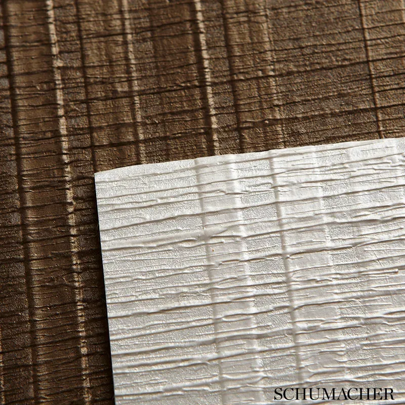ORIGAMI STRIPE SABLE Schumacher Wallpaper wallpaper - SKU 5005733