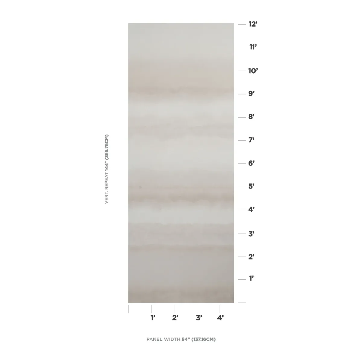 ORISSA PANEL ALABASTER Schumacher Wallpaper wallpaper - SKU 5011450
