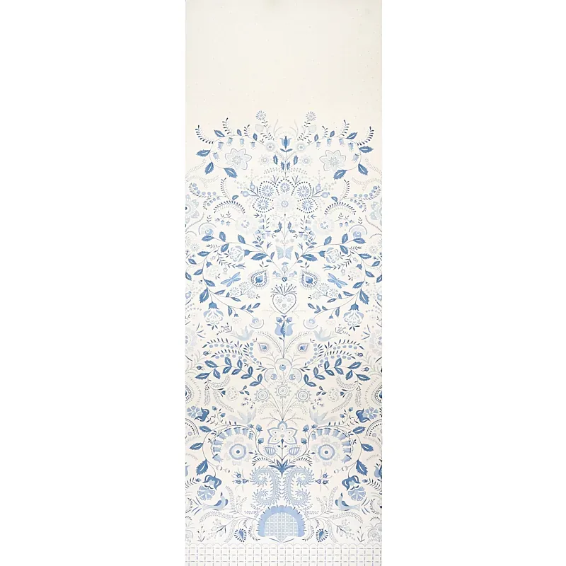ORLA PANEL BLUE Schumacher Wallpaper wallpaper - SKU 5012151