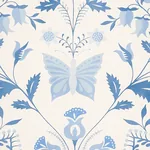 ORLA PANEL - BLUE Schumacher Wallpaper | Wallpaper Twins ORLA PANEL BLUE Schumacher Wallpaper wallpaper - SKU 5012151