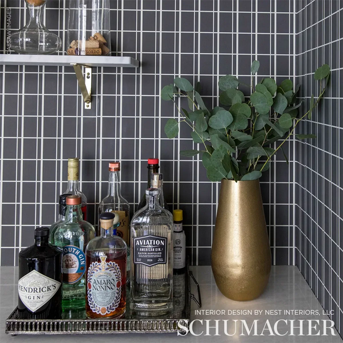 OTTO BRUNO Schumacher Wallpaper wallpaper - SKU 5008088