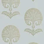 OTTOMAN FLOWER - HELIOTROPE Schumacher Wallpaper | Wallpaper OTTOMAN FLOWER HELIOTROPE Schumacher Wallpaper wallpaper - SKU 5005082