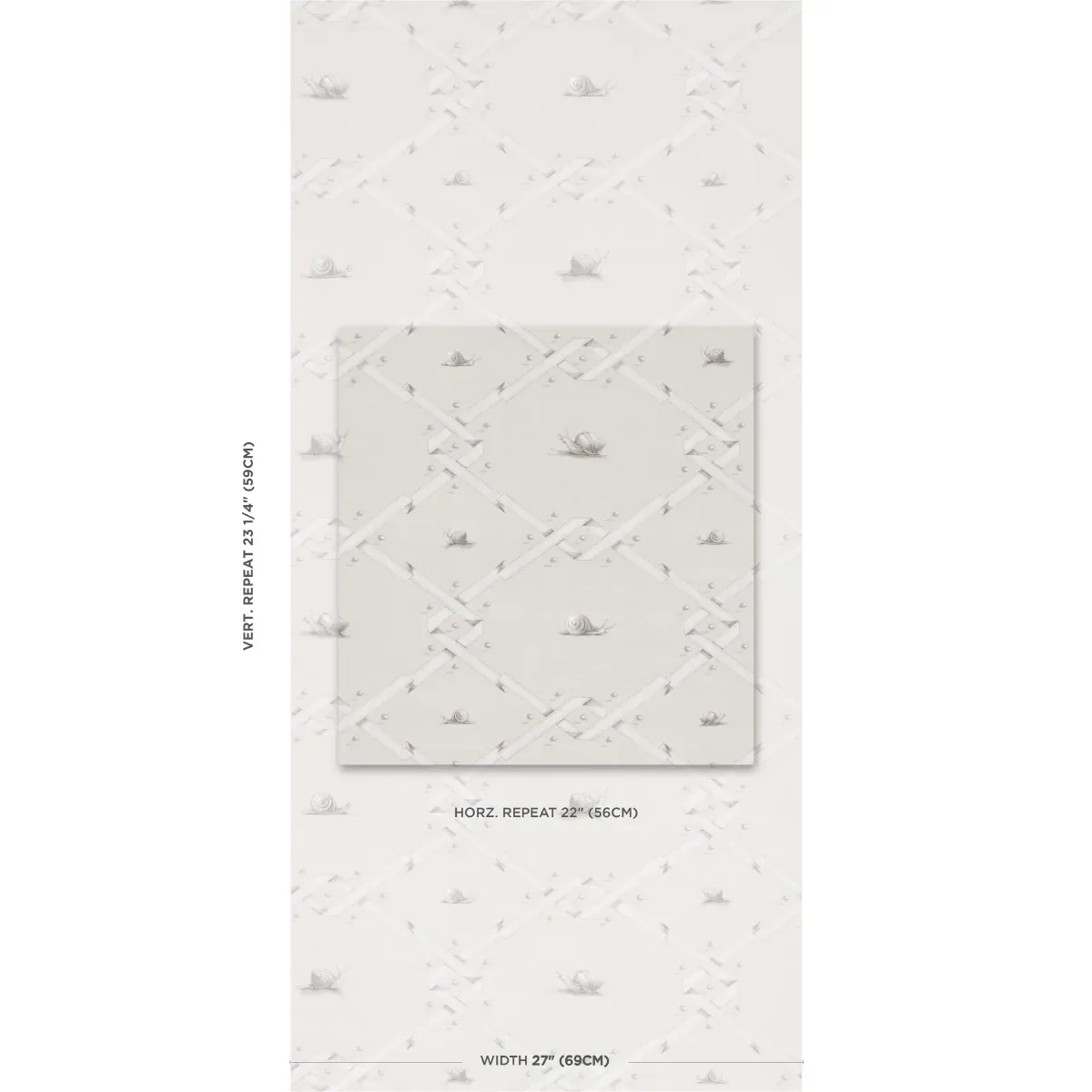 OUVREZ MOI GREY Schumacher Wallpaper wallpaper - SKU 5014511