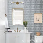 OVINGTON SISAL MINERAL Schumacher Wallpaper wallpaper - SKU 5008273