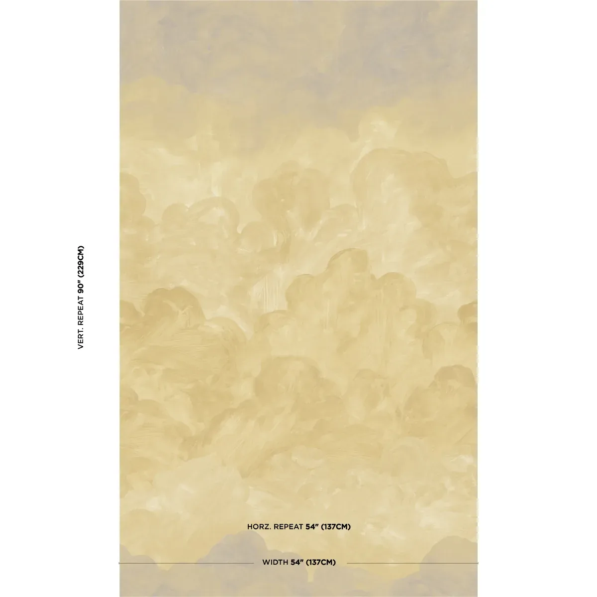 PAINTED SKY SUNBEAM Schumacher Wallpaper wallpaper - SKU 5016020