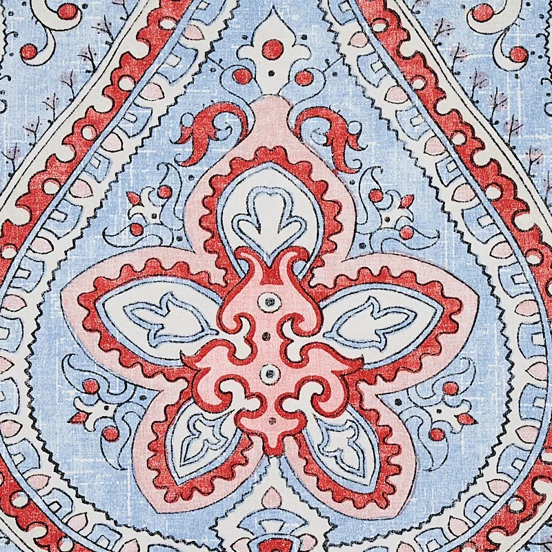 PAISLEY COURT CHAMBRAY Schumacher Wallpaper wallpaper - SKU 5012271