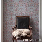 PAISLEY COURT CHAMBRAY Schumacher Wallpaper wallpaper - SKU 5012271