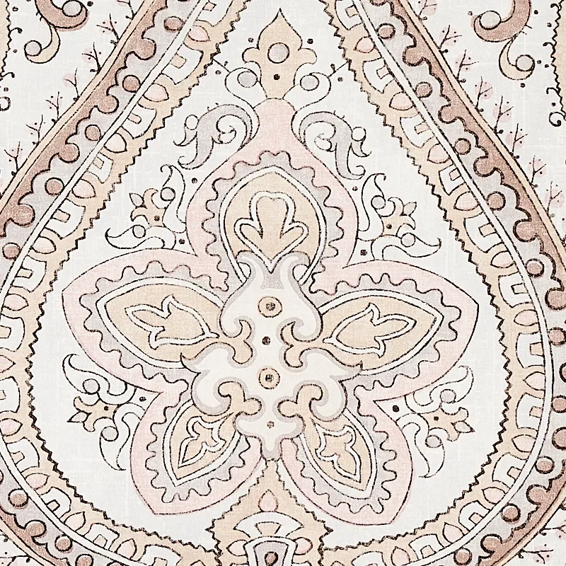 PAISLEY COURT SAND Schumacher Wallpaper wallpaper - SKU 5012272