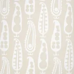 PAISLEY PEAS - NATURAL Schumacher Wallpaper | Wallpaper Twin PAISLEY PEAS NATURAL Schumacher Wallpaper wallpaper - SKU 5015382