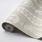 PAISLEY PEAS - NATURAL Schumacher Wallpaper | Wallpaper Twin PAISLEY PEAS NATURAL Schumacher Wallpaper wallpaper - SKU 5015382