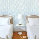 PAISLEY PEAS - SKY Schumacher Wallpaper | Wallpaper Twins PAISLEY PEAS SKY Schumacher Wallpaper wallpaper - SKU 5015380