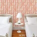 PAISLEY PEAS - TERRACOTTA Schumacher Wallpaper | Wallpaper T PAISLEY PEAS TERRACOTTA Schumacher Wallpaper wallpaper - SKU 5015383