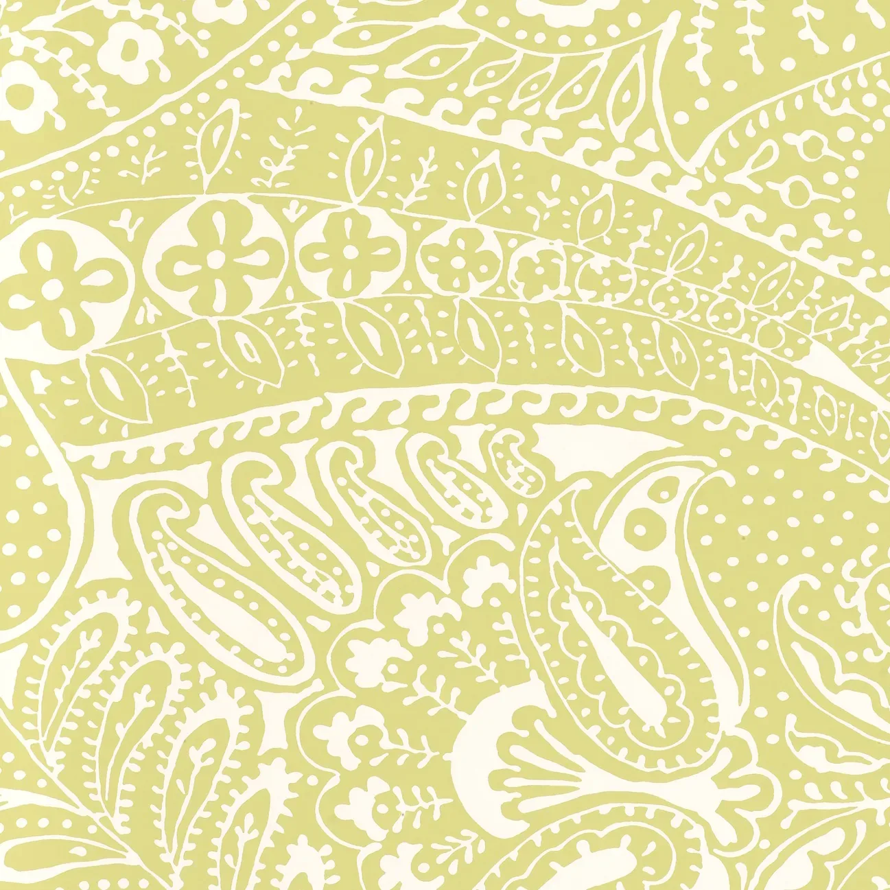 PAISLEY PRINT SPRING Schumacher Wallpaper wallpaper - SKU 5003193