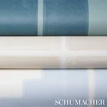 PALINDROME TEAL Schumacher Wallpaper wallpaper - SKU 5015292