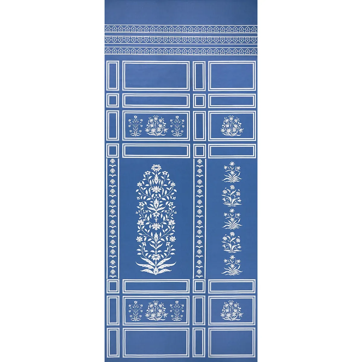 PALLADIO MUGHAL TWO PANEL SET BLUE Schumacher Wallpaper wallpaper - SKU 5016830