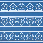 PALLADIO MUGHAL TWO PANEL SET BLUE Schumacher Wallpaper wallpaper - SKU 5016830