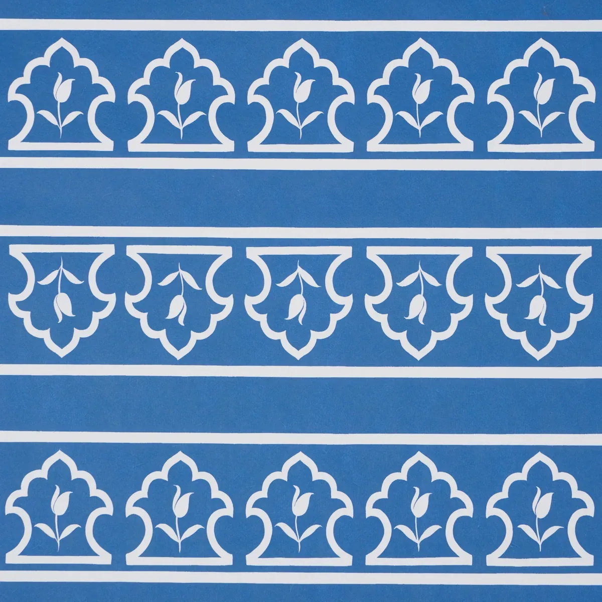 PALLADIO MUGHAL TWO PANEL SET BLUE Schumacher Wallpaper wallpaper - SKU 5016830
