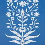 PALLADIO MUGHAL TWO PANEL SET BLUE Schumacher Wallpaper wallpaper - SKU 5016830