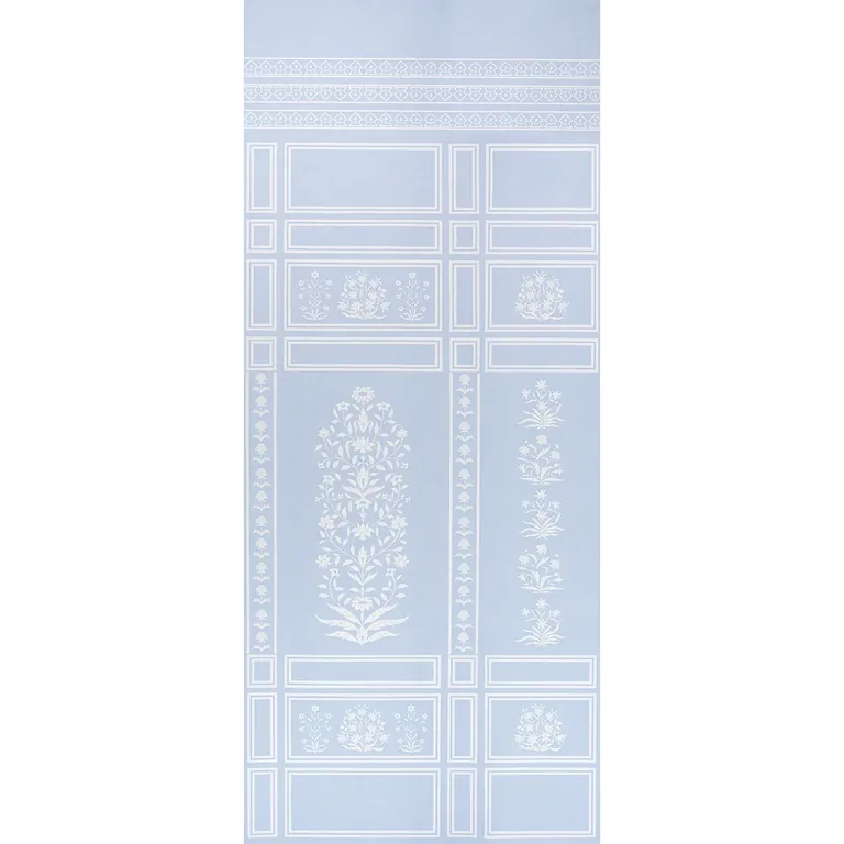 Schumacher PALLADIO MUGHAL TWO PANEL SET wallpaper, color SKY, SKU 5016831